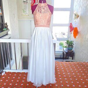 Pink & White PROM Dress by Speechless.